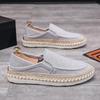 Sommer Herrenschuhe Neue Ein-Pedal Lazy Casual Stoffschuhe Trendy Fischerschuhe Herren Zweiweg Atmungsaktive Canvasschuhe