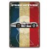 Metal Tin Signs Racing Car Plaque Metal Poster F1 Racetrack Nostalgic Vintage Metal Wall Art Decor for Garage Racing Club Home