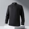 Women's Half-Zip Fleece Pullover - Warm, Long-Sleeved Sports Sweatshirt with Stand-Up Collar