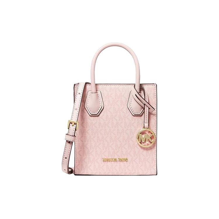 

Michael Kors MK Mercer Monogram Logo Pendant Commuter Vintage Canvas And Polyester Music Score Tote Bag Women tote bags 35T1GM9C0I-POWDER-BLUSH Basic Set (Bag+Dust Bag)