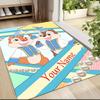 Custom Name Chip 'n' Dale Adventure Carpet Rug Customizable Soft Washable Anti-Slip Home Living Room Sofa Mats Personalized Rug. 0909390