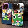 Keroro Frog Cool Gunsou Sergeant Phone Cases For IPhone 17 16e 15 14 13 12 11 Plus Pro Max ProMax Colorful Covers