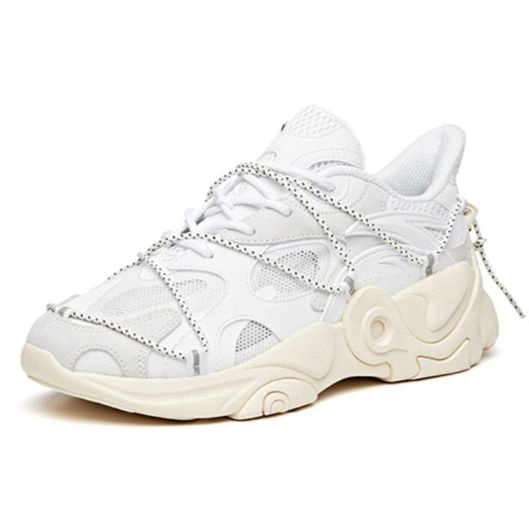 Anta Split Series Low-Top Sports Casual Shoes Women Sneakers White 922028850-1
