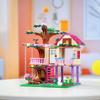 504pcs Friends City Tree House Summer Holiday Villa Castle Building Blocks Sets Garden DIY Toys for Kids Girl Birthday Gift