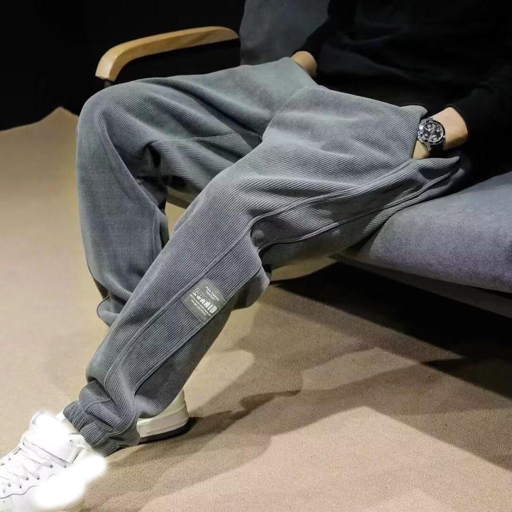 Herbst- und Winter Herren Cord Freizeithose Leggings Jogginghose Locker und Vielseitig Baustellenhose Herrenhose