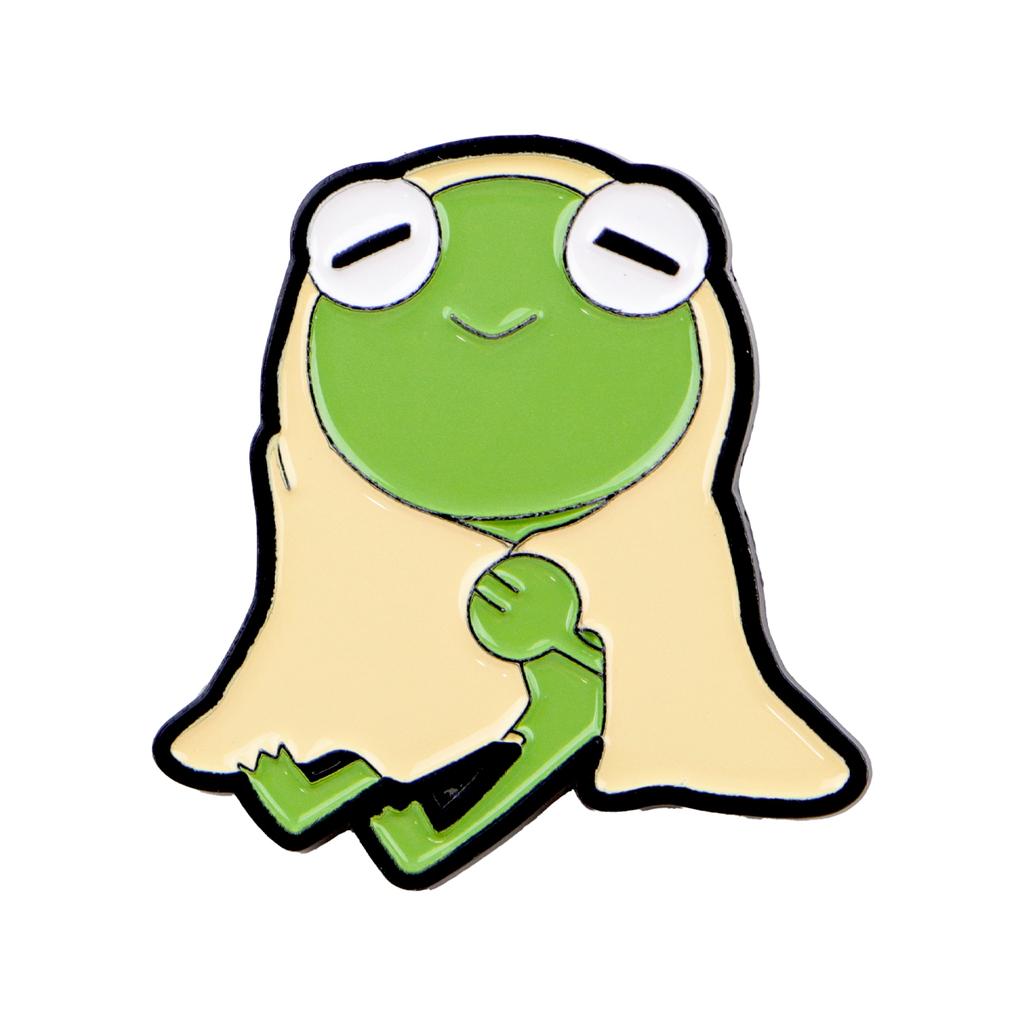 Cute Frog Enamel Pin Cartoon Badges Brooches For Women Girls Backpack Hat Lapel Pins Cosplay Accessories Toys Gifts Jewelry