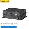 VGA Video Fiber Optic Extender with Audio & RS232