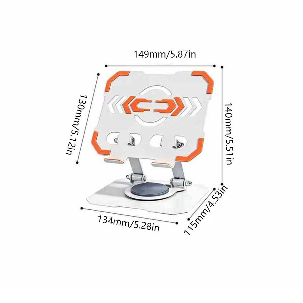 Foldable Cellphone Holder 360° Rotating Laptop Support Bracket Sturdy Tablet Stand  Gaming Use