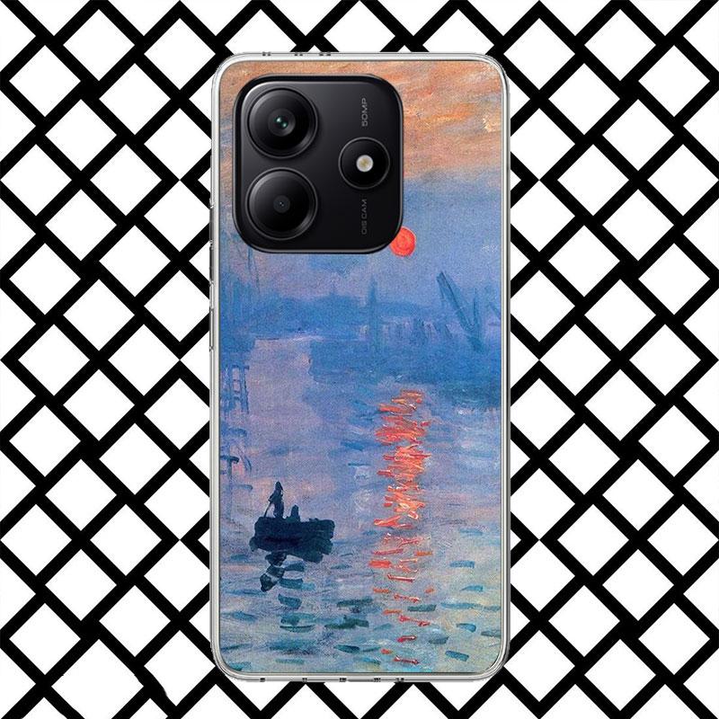 Claude Monet Print Phone Case for Xiaomi Redmi Note 15 14 14S 13 12 12S 11 Pro Plus 11E 11T 11S 10S 5G Soft Cover Fundas Redmi N