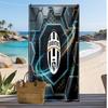 Asciugamano da Spiaggia Stampato Juventus FC Asciugamano Morbido ad Asciugatura Rapida Coperta da Spiaggia Rettangolare Grande Portatile per Viaggi Piscina