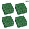 1-4Pcs Square Flower Foam Blocks with Suction Cup for Wedding Party Table Bouquet Arrangement Car Decoration Fresh Flower Holder