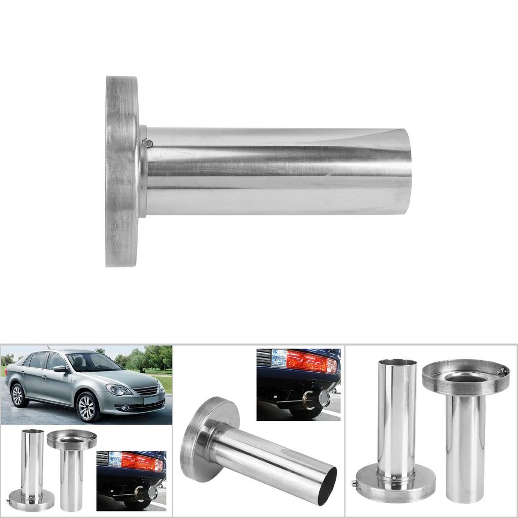 Car Modification Accessories Universal Stainless Steel Removable Muffler Silencer (4.5in)