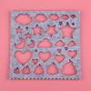 7pcs Set DIY Needle Felting Applique Mold Felt Template Beginner Craft Tool