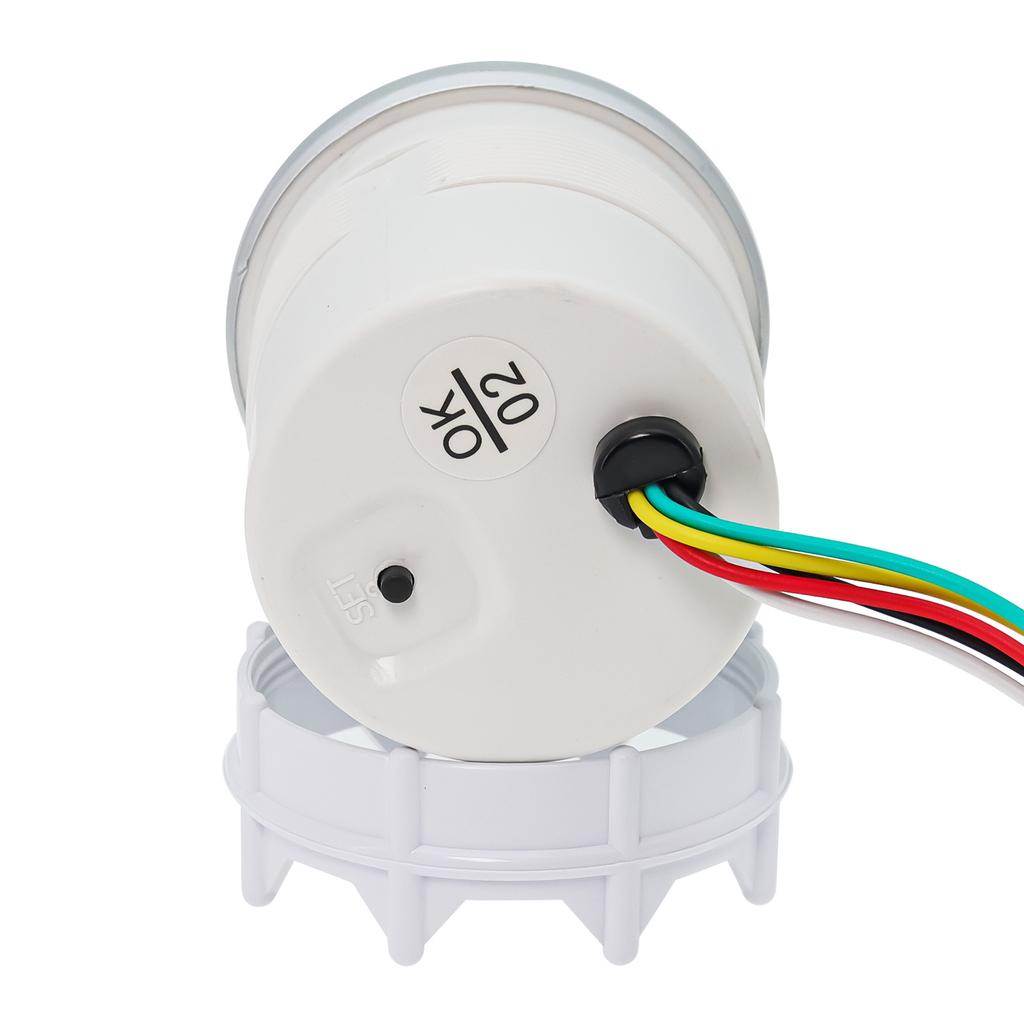 Smoked Lens 0-8000RPM 2" 52MM Tachometer with White Light for 1-8 Cylinder Gasoline Racing Car 12V RPM Tacho Meter Gauge