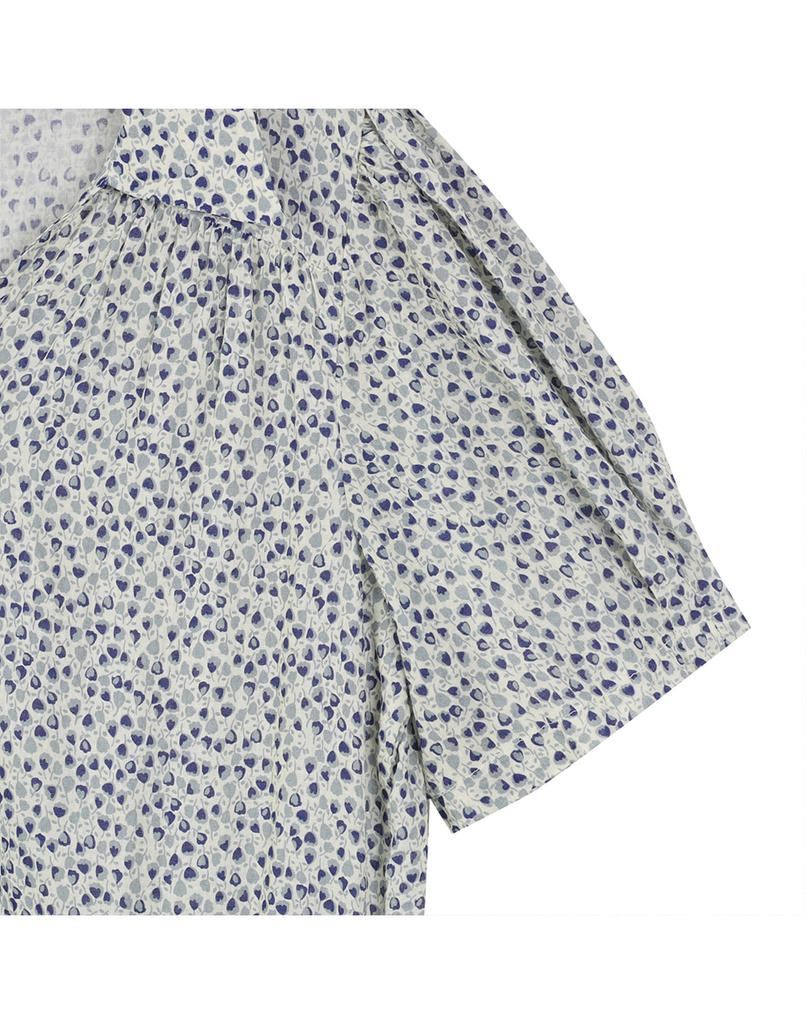 Raphael Sorob Cotton Shirred Long Dress