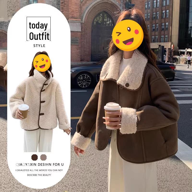 European Style Mid-Length Cotton Padded Winter Jacket for Women - Plus Size, Loose, Fashionable, Lazy Fit M [For 40-50 kg]