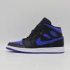 554724-068 NIKE AIR JORDAN 1 MID BLACK BLUE (Men's)