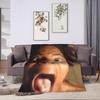 IShowSpeed Yelling Blanket  Travel Flannel Throw Blanket For Couch Bed Super Soft Custom Quality Bedspread Birthday Gift