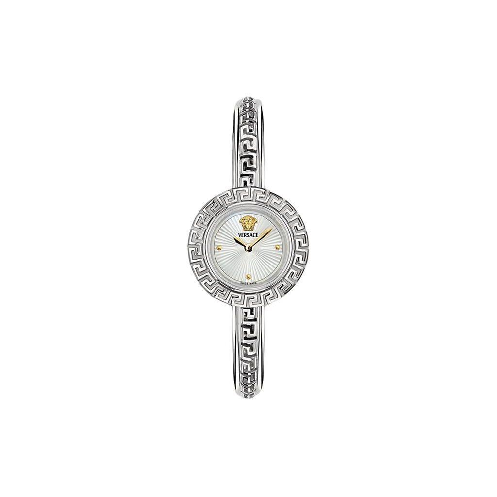 Versace Quartz Watch 28Mm Silver Dial Limited Edition Gift Box With Scarf And Fragrance Women watches VE8C00524
