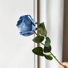 10pcs Rose Artificial Flower Burt Edge Fake Rose Stems 50cm for Wedding Home Hotel Event Floral Arrangement Decoration