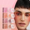 Velvet Shimmer Clay Blush Palette Soft Lightweight High Pigment Natural Cheek Makeup Long Lasting Radiant Glow for Daily Look
