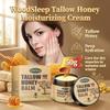 WoodSleep Talg Honig Feuchtigkeitscreme Spendet trockener Haut im Herbst und Winter tiefenwirksame Feuchtigkeit 60g