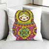 Cute Russian Art Matryoshka-A Square Double-Sided printed Pillow Case Bedroom Bedside Pillow Sofa Cushion Cover Gift