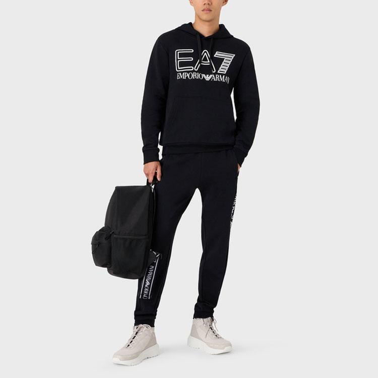 EMPORIO ARMANI EA7 FW23 Knitted Sweatpants Men's Black 6RPP90-PJSHZ-1200