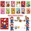 Super Mario Cartoon Stickers Fun And Interactive Puzzle Stickers For Parent-child Bonding