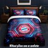 Set Biancheria da Letto Design Bayern Monaco 1 Copripiumino + 2 Federe Morbido Traspirante Biancheria da Letto per la Casa