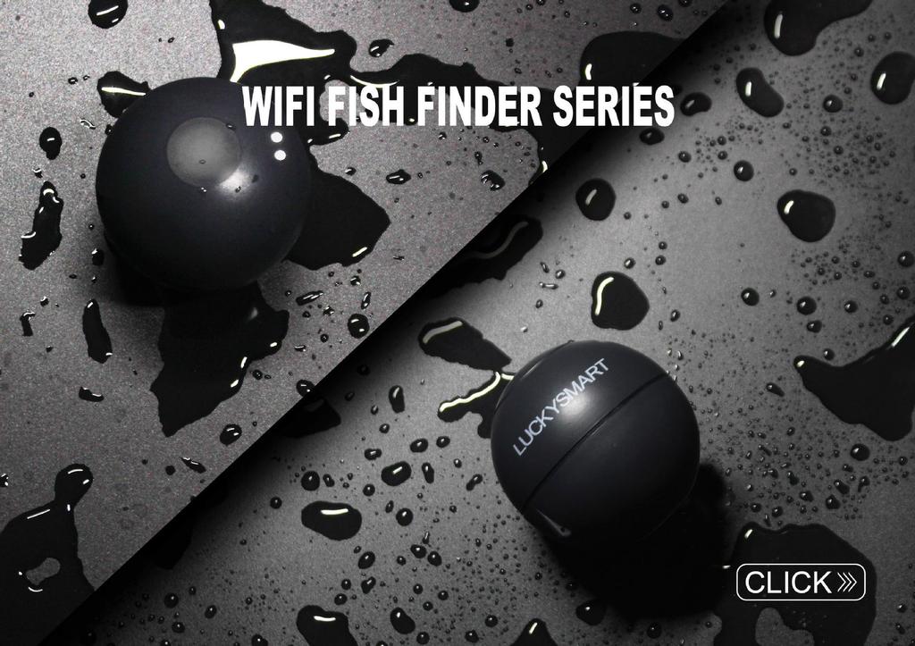 Leqi FF918C-WL Black Wireless Fish Finder Bait Boat with 300M Range.