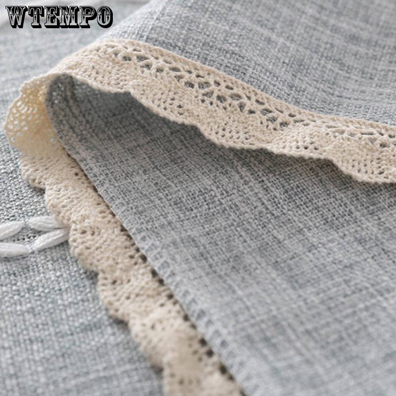 Gepolsterte wasserdichte Couchtisch-Restaurant-Tischdecke, Couchtisch, gestreifte Tischdecke aus Stoff