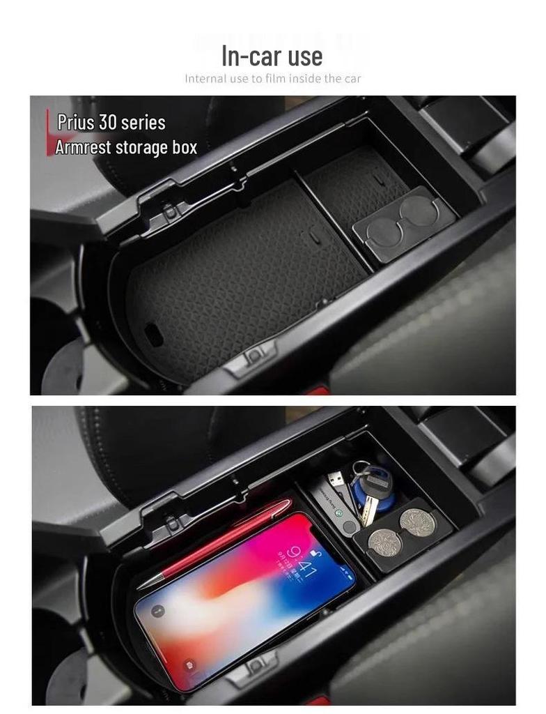 Toyota Prius 15-24 Armrest Box Storage - AQUA Center Console Storage PRIUS305060 Series