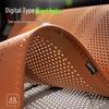 Yangwang Car Seat Cushion with Integrated Leg Rest, All-Season Comfort, Breathable Lychee Pattern for Driver and Passenger Seats