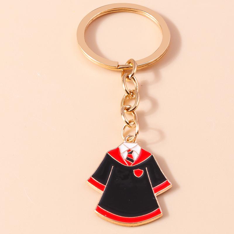 Cute Academic Dress Keychain for Graduation Ceremony Mortarboar Pendant for Students Bag Accessories Creative Jewelry Gift