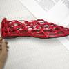 Fashion Women Jelly Flats Mesh Ballet Square Toe Fashion Slip-On Flats Lightweight Casual Slides Women Sandals Breathable Summer Beach