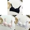 Girls College Style Wireless Bra With Breathable Nylon Fabric For Teen Comfort