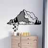 Metall Wandkunst Berglandschaft Minimalistische Wohnkultur Rustikales Bauernhaus Geschenk für Ihn Sie