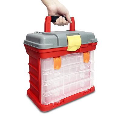 1 STK. Aufbewahrungsbox, multifunktional, 5-lagige tragbare LUYA-Box, Angelausrüstungsbox für Seefischerboote, Angelausrüstungsbox, LUYA-Köderbox, Angelausrüstungsbox