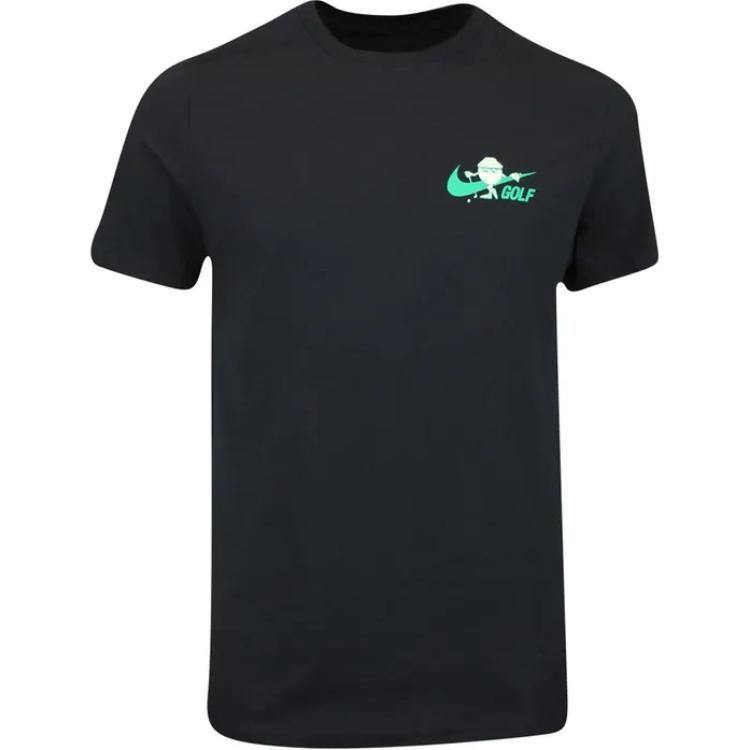 Nike T Shirts Men's Black Crew Neck Moderate Straight Fit FD0037-010