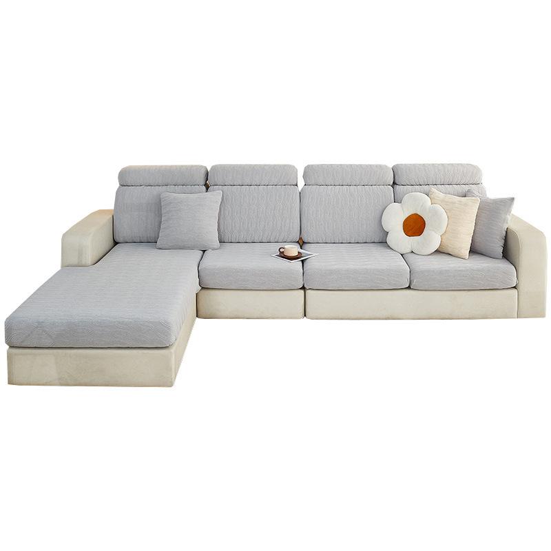 Neuer Sofabezug aus Jacquard-Samt, universelles All-Inclusive-Wohnzimmerkissen, universelle, kratzfeste, elastische Sofakappe für alle vier Jahreszeiten