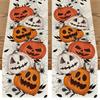 33*120cm Halloween Pumpkin Spider Web Bat Tablecloth Autumn Kitchen Table Decoration Christmas Home Party Haunted House Decor