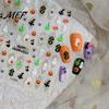 Halloween Theme Nail Decorations Art Stickers for Halloween, Pumpkin Ghost Bat Potion Self Decals Adhesive Decals, DIY Manicure Decoration Supplies