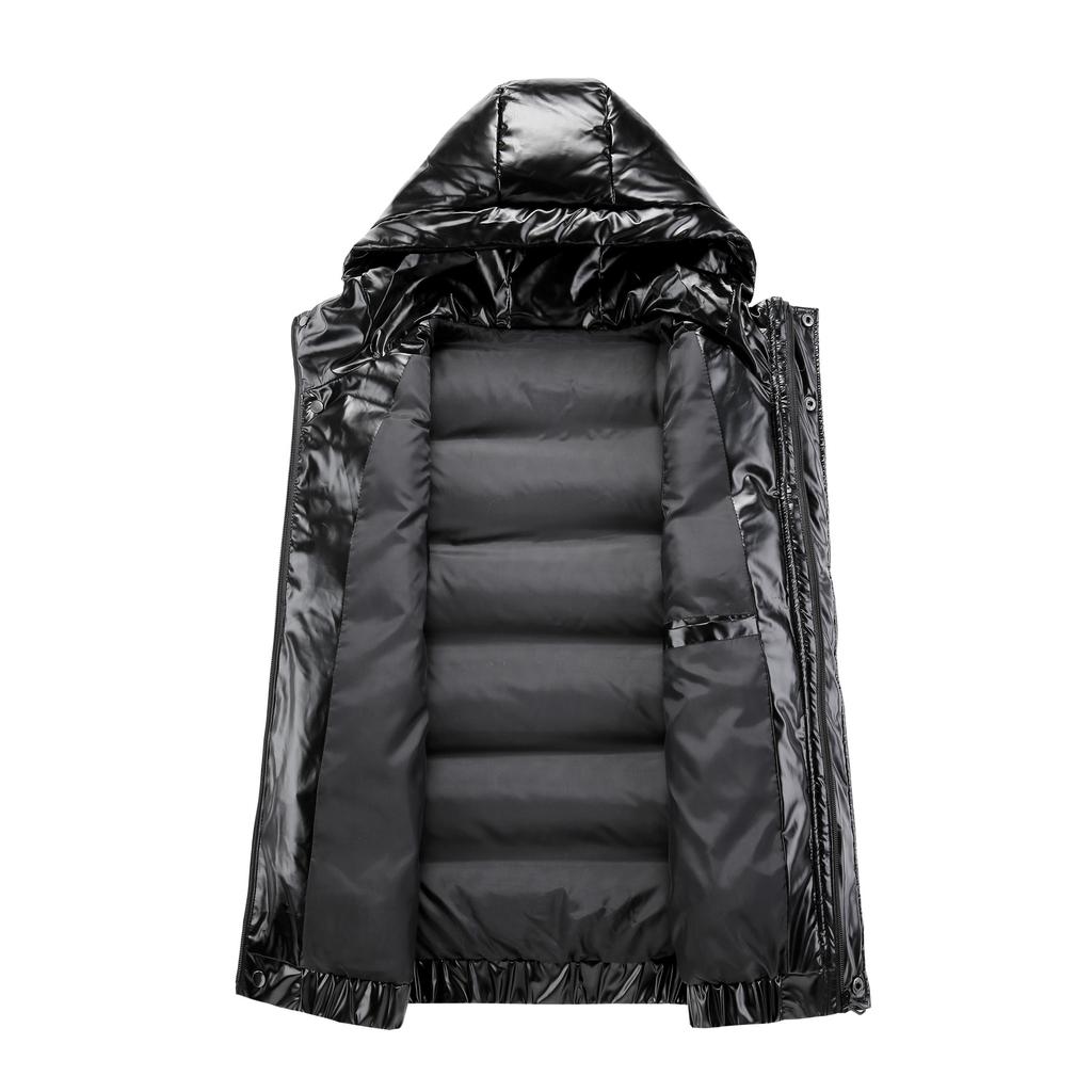 Vest Men's Autumn and Winter Outerwear Bright Waistcoat Trendy Handsome Brand Cotton Vest Vest Casual Jacket