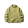 Mens Womens Quick Dry Long Sleeve T-Shirt With Half Zip Collar Loose Fit UV Protection Hiking Sport Shirt