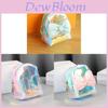 Pvc Transparent Coin Purse With Laser Butterfly Bow Waterproof Keychain For Girls