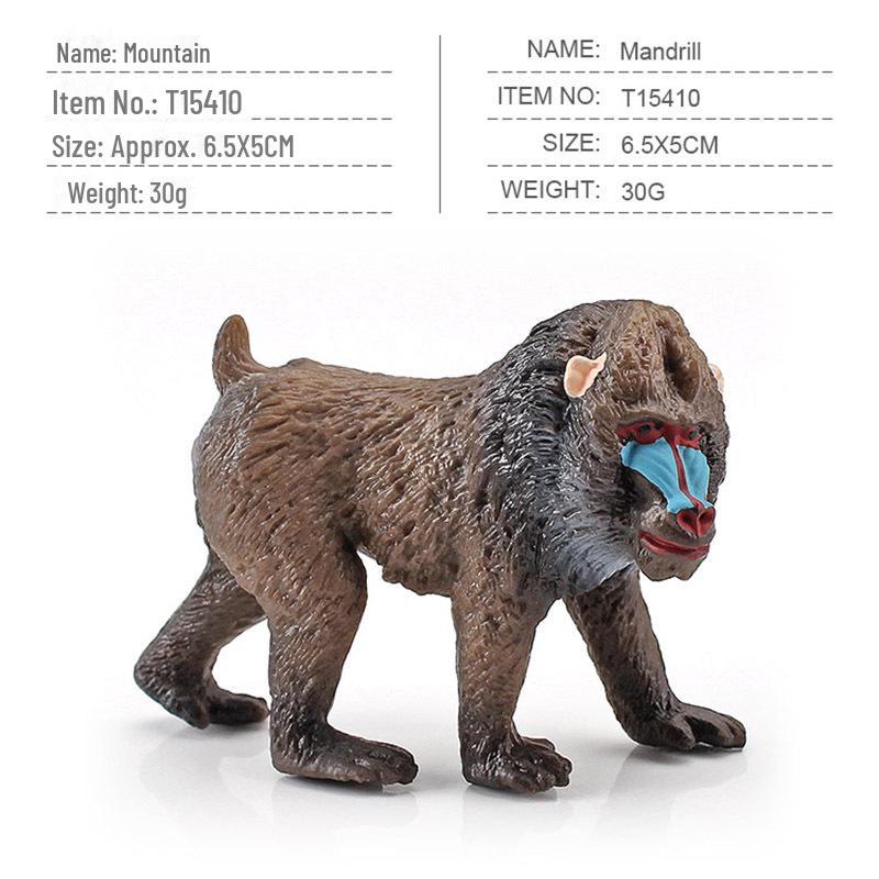 

«Набор моделей диких животных»: Белка, Белохвостый олень, Муравьед, Трубкозуб, Пингвин, Горилла