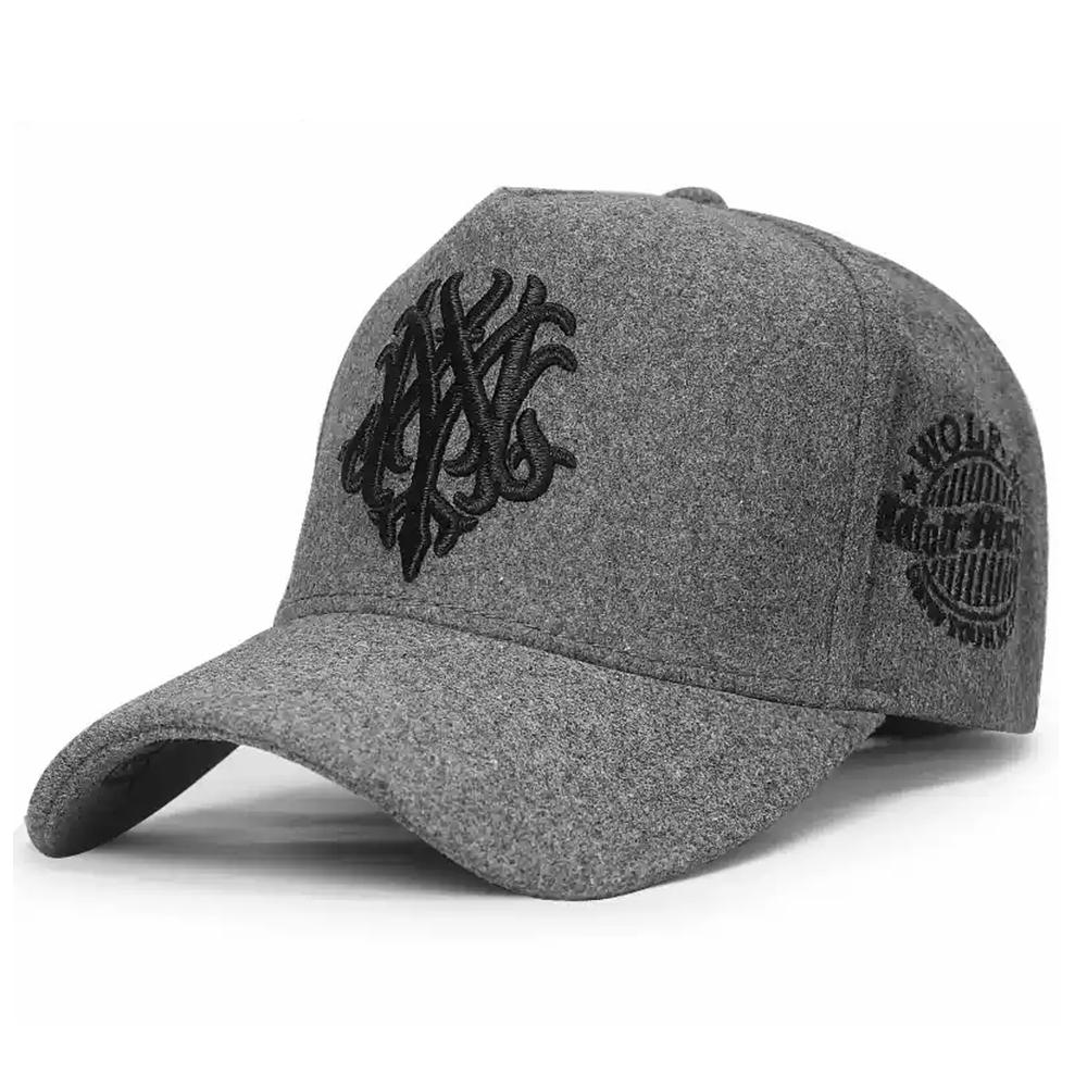 Dad Winter Warm Felt Sport Hats Male Large Snapback Cap Big Head Men Oversize Wool Baseball Caps 56-60cm 60-66cm