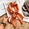 New silk satin 71 * 71 versatile foreign style simulation silk high-end temperament silk scarf middle-aged and elderly decorative scarf neck protectio