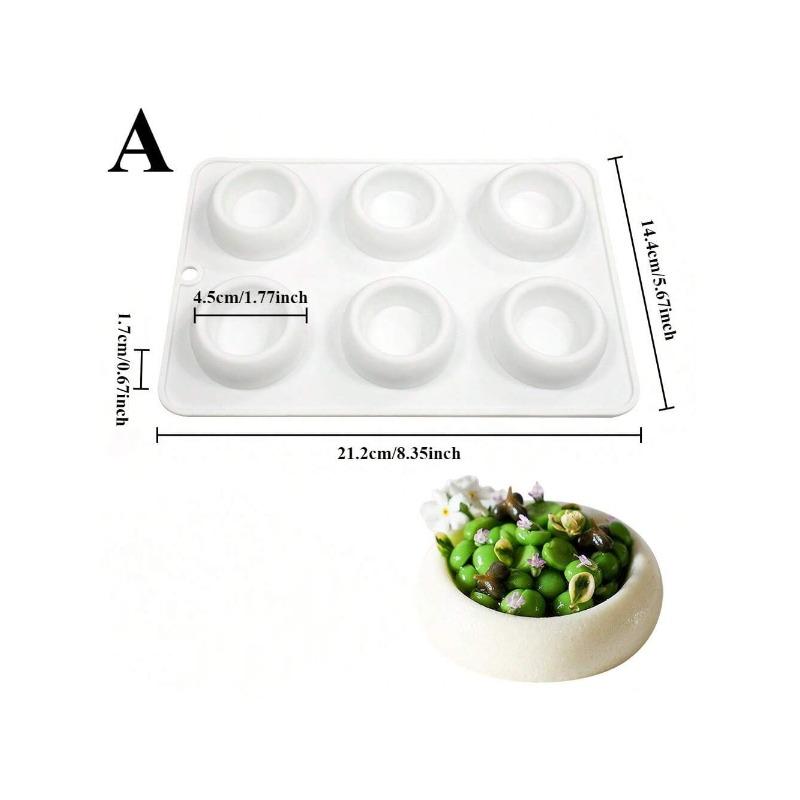 Food-Grade Silicone Baking Mold Non-Stick Reusable Dessert Maker for Chocolate Mousse Ideal for Kitchen Use and Cake Decorating